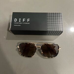 DIFF Jordan Tortoise Sunglasses